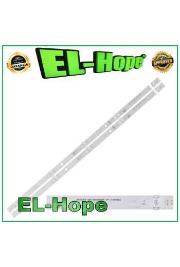 KIT DE 2 BARRAS DE 5 TIRAS LED PARA TV DE 32 TOSHIBA LB1599 JHD315V1H 2019050801 HXLB19062