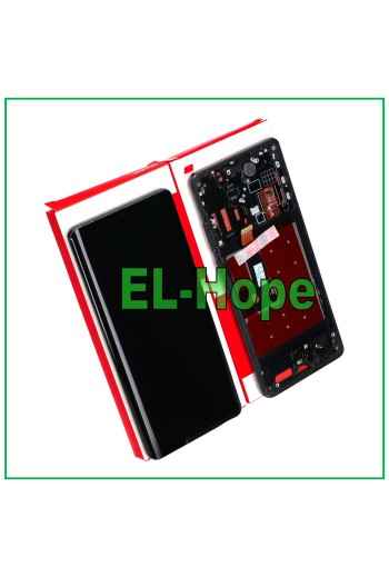 MARCO DE PANTALLA + PANTALLA TÁCTIL PARI SERVICIO ORIGINAL PARA HUAWEI P30 PRO VOG-L09 L29 NEGRO
