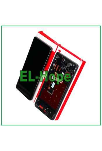 MARCO DE PANTALLA + PANTALLA TÁCTIL PARI SERVICIO ORIGINAL PARA HUAWEI P30 PRO VOG-L09 L29 NEGRO