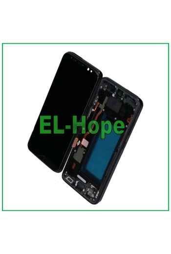 PANTALLA TFT LCD + MARCO PARA SAMSUNG GALAXY S8 SM-G950 F PANTALLA TÁCTIL CRISTAL NEGRO