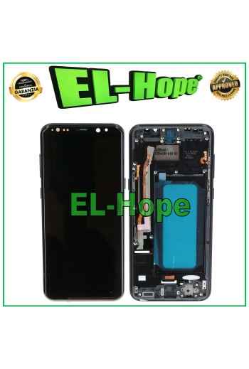 PANTALLA LCD CON MARCO TFT PARA SAMSUNG GALAXY S8 PLUS SM-G955 PANTALLA TÁCTIL CRISTAL NEGRO