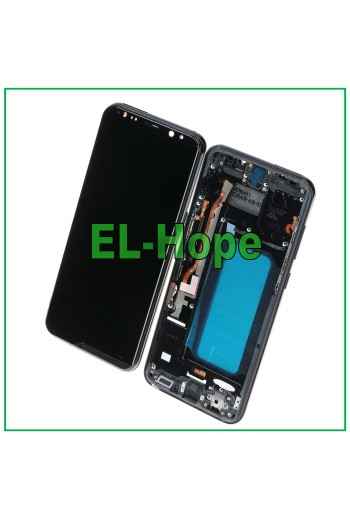 PANTALLA LCD CON MARCO TFT PARA SAMSUNG GALAXY S8 PLUS SM-G955 PANTALLA TÁCTIL CRISTAL NEGRO