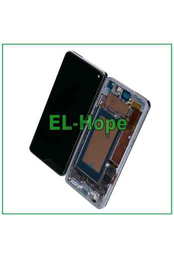 PANTALLA LCD TFT + MARCO PARA SAMSUNG GALAXY S10 SM-G973F PANTALLA TÁCTIL CRISTAL NEGRO