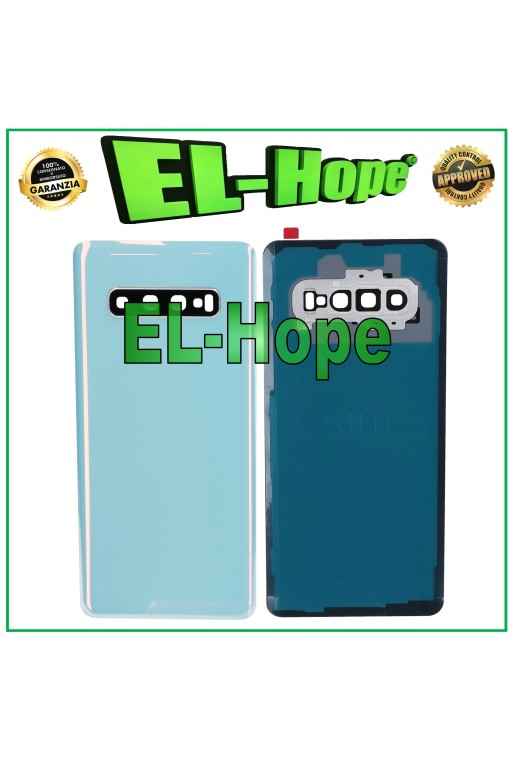 TAPA DE BATERÍA PARA SAMSUNG GALAXY S10+ PLUS SM-G975F CUERPO TRASERO BLANCO