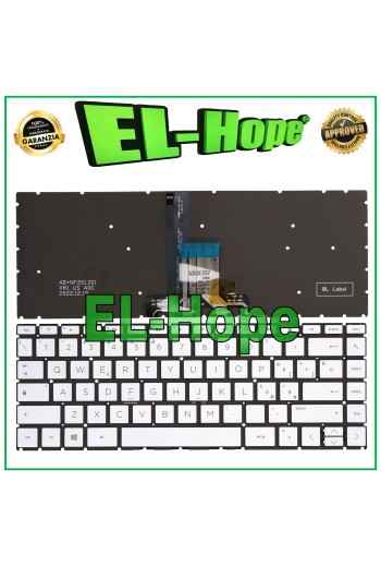 TECLADO ITALIANO PARA HP PAVILION 14-DK 14-DR 14S-DR RETROILUMINADO PLATEADO
