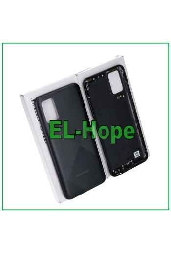 TAPA DE BATERÍA TRASERA ORIGINAL SAMSUNG GALAXY A02S SM-A025 TAPA NEGRA
