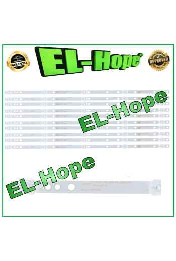 KIT DE 10 TIRAS DE LED DE 50 PARA TV AKAI CY-HL + HT-49D-3528 MS-L1162 LB1644