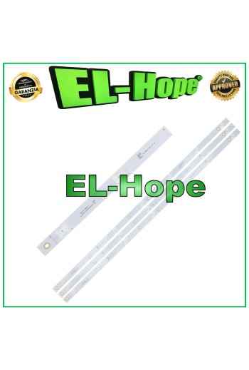 KIT 3 BARRAS 7 LEDS PARA TV 40 SABA TV JL.D40071330-002AS-M_V02 SA40S50 L758mm