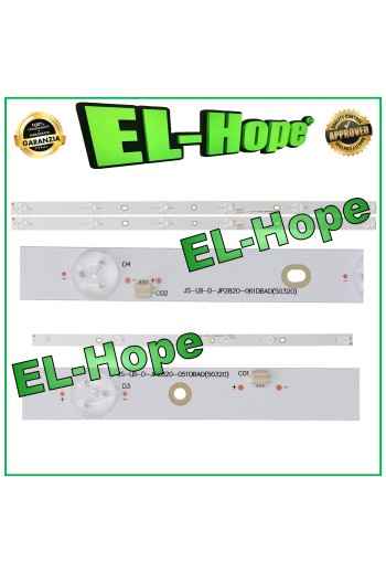 KIT DE 3 BARRAS LED PARA TV AKAI DE 28 JS-LB-D-JP2820-061DBAD / JS-LB-D-JP2820-051DBAD