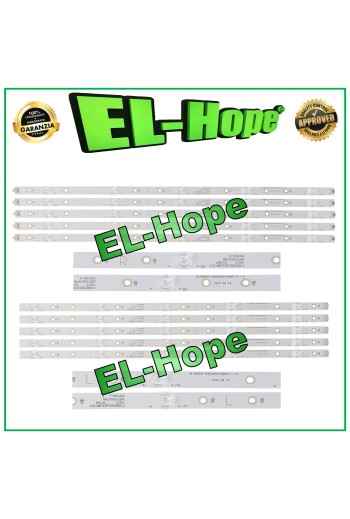 KIT DE 10 TIRAS DE LED PARA TV PHILIPS DE 55 LB-GM3030-GJ0D22555X10AN22 (I)(R)-1-H