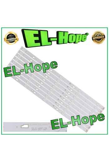 KIT 8 BARRAS 5 LEDS PARA TV 49 YHA-4C-LB490T-YH6 49HR332M05A0-V3 49HR332M05A-V4
