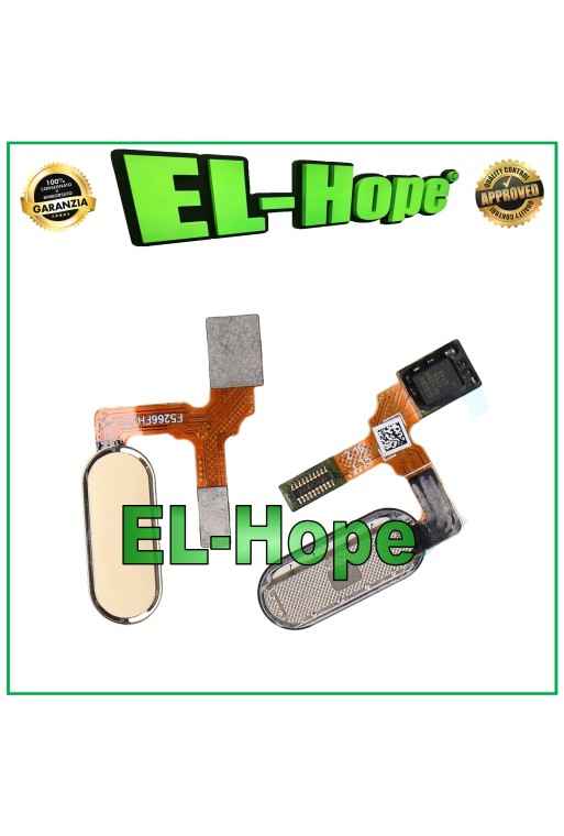 BOTÓN DE INICIO PLANO HUAWEI HONOR 9 GLORY STF-AL00 L09 HUELLA DORADA