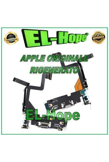 Conector de carga original Apple iPhone 14 Pro reacondicionado plano plateado