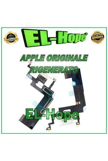 Conector de carga plano original Apple iPhone XR blanco reacondicionado