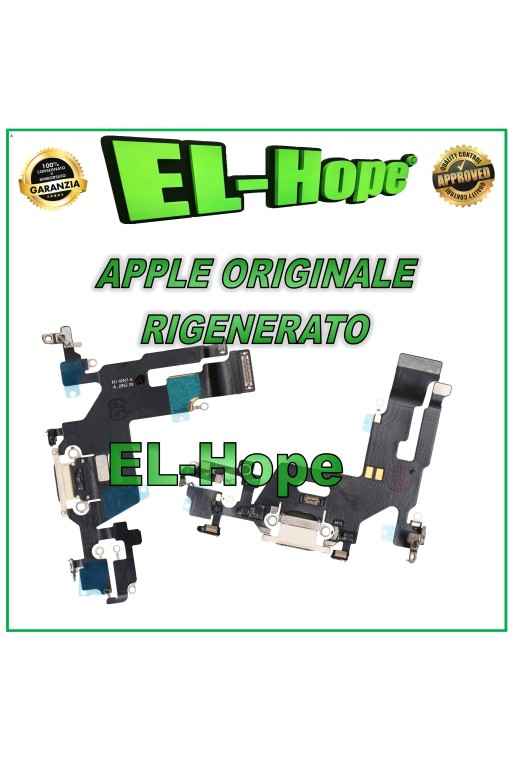 Conector de carga plano original Apple iPhone 11 blanco reacondicionado