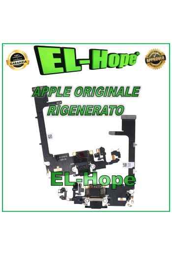 Conector de carga plano original Apple iPhone 11 Pro negro reacondicionado