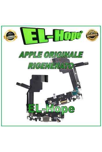 Conector de carga plano original Apple iPhone 15 Pro de titanio natural reacondicionado