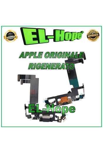Conector de carga plano original Apple iPhone 12 Mini negro reacondicionado