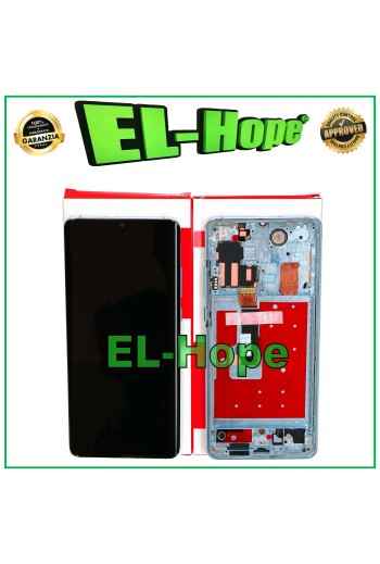 MARCO DE PANTALLA TÁCTIL PARI SERVICIO ORIGINAL PARA HUAWEI P30 PRO VOG-L09 L29 PLATA