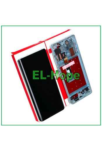 MARCO DE PANTALLA TÁCTIL PARI SERVICIO ORIGINAL PARA HUAWEI P30 PRO VOG-L09 L29 PLATA