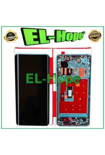 MARCO DE PANTALLA TÁCTIL PARI SERVICIO ORIGINAL PARA HUAWEI P30 PRO VOG-L09 AURORA AZUL