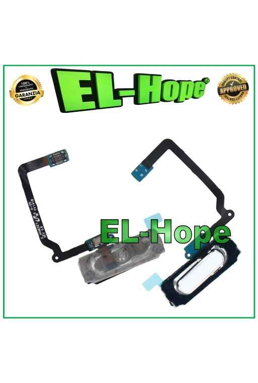 BOTÓN DE INICIO PARA SAMSUNG GALAXY S5 SM-G900 SENSOR DE HUELLAS DACTILARES BLANCO