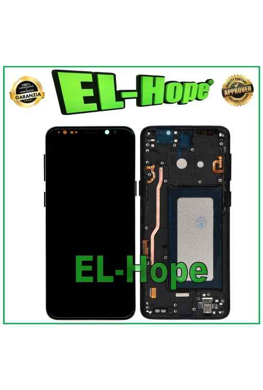 PANTALLA TFT LCD + MARCO PARA SAMSUNG GALAXY S9 SM-G960 PANTALLA TÁCTIL CRISTAL NEGRO