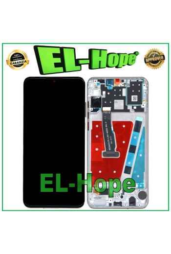 MARCO DE PANTALLA LCD PARA HUAWEI P30 LITE MAR-LX1M MAR-LX1A LX2J 48 MP TÁCTIL BLANCO