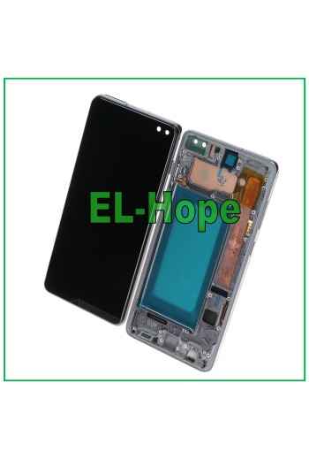 PANTALLA TFT LCD + MARCO PARA SAMSUNG GALAXY S10 PLUS SM-G975F PANTALLA TÁCTIL NEGRA
