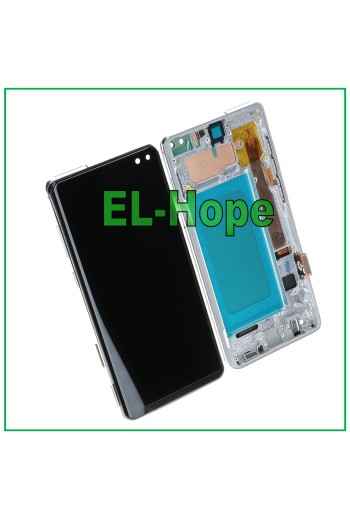 PANTALLA TFT LCD + MARCO PARA SAMSUNG GALAXY S10 PLUS SM-G975F PANTALLA TÁCTIL BLANCA