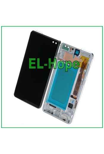 PANTALLA TFT LCD + MARCO PARA SAMSUNG GALAXY S10 PLUS SM-G975F PANTALLA TÁCTIL BLANCA