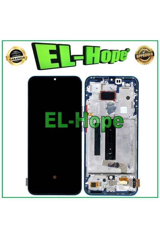 PANTALLA LCD CON MARCO OLED PARA XIAOMI MI 10 LITE M2002J9G M2002J9E PANTALLA TÁCTIL AZUL