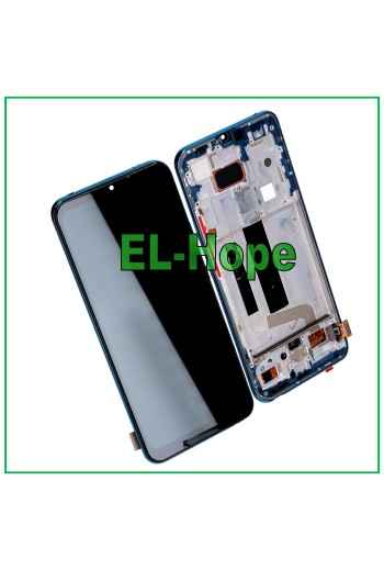 PANTALLA LCD CON MARCO OLED PARA XIAOMI MI 10 LITE M2002J9G M2002J9E PANTALLA TÁCTIL AZUL