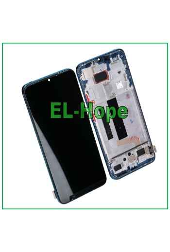 PANTALLA LCD CON MARCO TFT PARA XIAOMI MI 10 LITE M2002J9G M2002J9E PANTALLA TÁCTIL AZUL