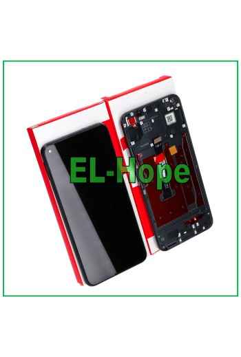 PANTALLA TÁCTIL MARCO PARI SERVICIO ORIGINAL HUAWEI NOVA 5T YAL-L21 L61 L71 NEGRO