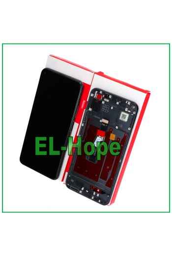PANTALLA TÁCTIL MARCO PARI SERVICIO ORIGINAL HUAWEI NOVA 5T YAL-L21 L61 L71 NEGRO