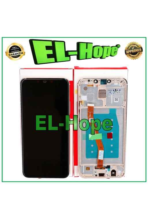 PANTALLA TÁCTIL MARCO PARI SERVICIO ORIGINAL HUAWEI MATE 20 LITE SNE-LX1 AL00 DORADO