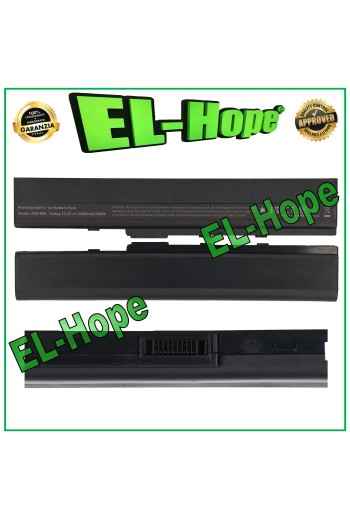 Batería para portatil ASUS A32-N82 5200 mAh 11,1 V 58 Wh negra, igual a la original