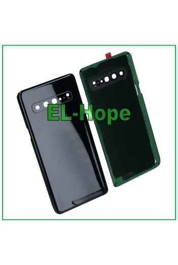 TAPA DE BATERÍA PARA SAMSUNG GALAXY S10 5G SM-G977F CARCASA TRASERA NEGRA