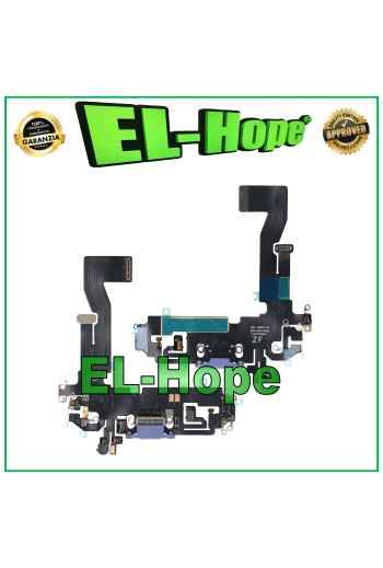 CONECTOR DE CARGA APPLE iPhone 12 PLANO FLEX MICRÓFONO DE CARGA MORADO
