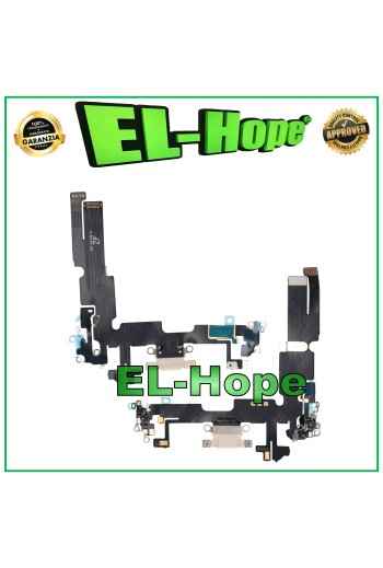 APPLE iPhone 14 PLUS CONECTOR DE CARGA ANTENA DE MICRÓFONO BASE DE CARGA BLANCO