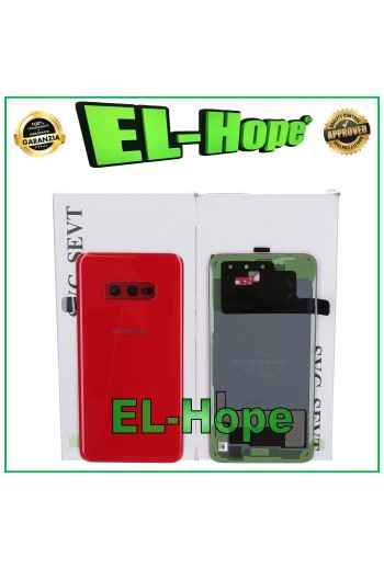 TAPA DE BATERÍA ORIGINAL SAMSUNG GALAXY S10E SM-G970 TAPA TRASERA ROJA