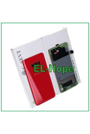 TAPA DE BATERÍA ORIGINAL SAMSUNG GALAXY S10E SM-G970 TAPA TRASERA ROJA