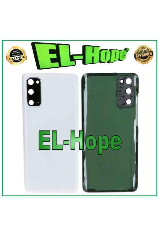 TAPA DE BATERÍA PARA SAMSUNG GALAXY S20 SM-G980 G981 CUERPO TRASERO BLANCO