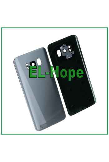 TAPA DE BATERÍA PARA SAMSUNG GALAXY S8 SM-G950 CUBIERTA TRASERA PLATA