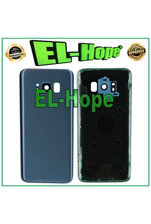 TAPA DE BATERÍA PARA SAMSUNG GALAXY S8 SM-G950 CUBIERTA TRASERA AZUL
