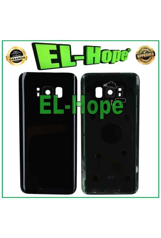 TAPA DE BATERÍA PARA SAMSUNG GALAXY S8 SM-G950 CUBIERTA TRASERA NEGRA