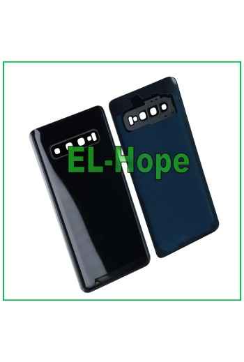 CUBIERTA DE BATERÍA PARA SAMSUNG GALAXY S10 SM-G973F TAPA TRASERA NEGRA