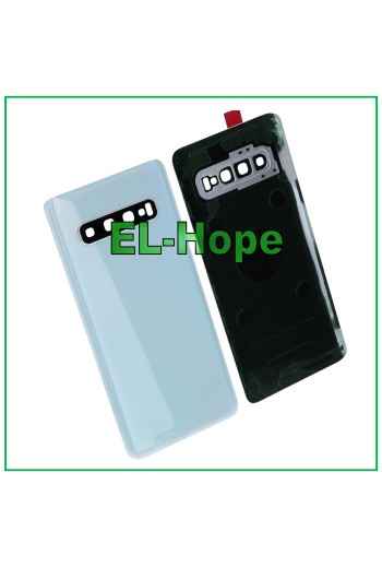 CUBIERTA DE BATERÍA PARA SAMSUNG GALAXY S10 SM-G973F CARCASA TRASERA BLANCA
