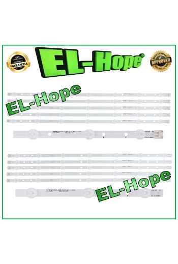 KIT DE 10 BARRAS LED PARA TV SAMSUNG DE 55 2013SV55_3228N1_B2_L07_REV1.7 LB108 LB109
